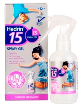 Hedrin 15 Spray Gel 100ml