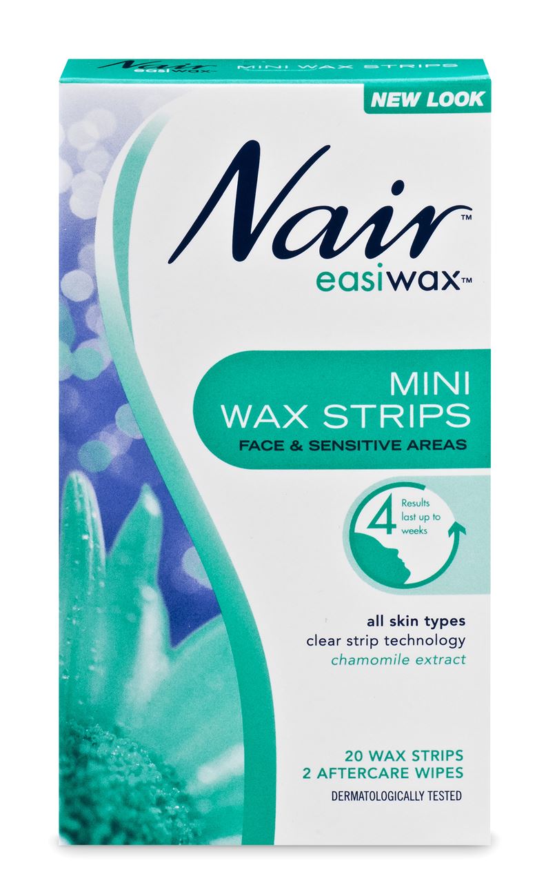 Nair Easiwax Mini Wax Strips for Face and Sensitive Areas 20