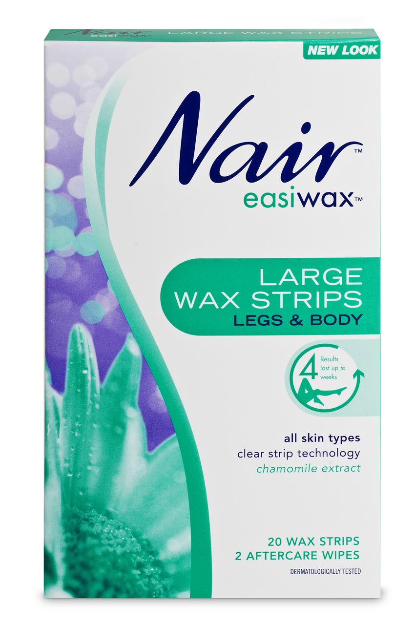 Nair Easiwax Large Wax Strips for Legs and Body 20