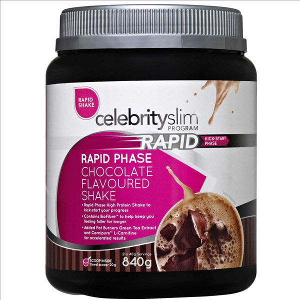 Celebrity Slim Rapid Chocolate Flavoured Shake 840g