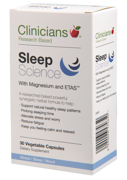 Clinicians Sleep Science Capsules with Magnesium and ETAS 30