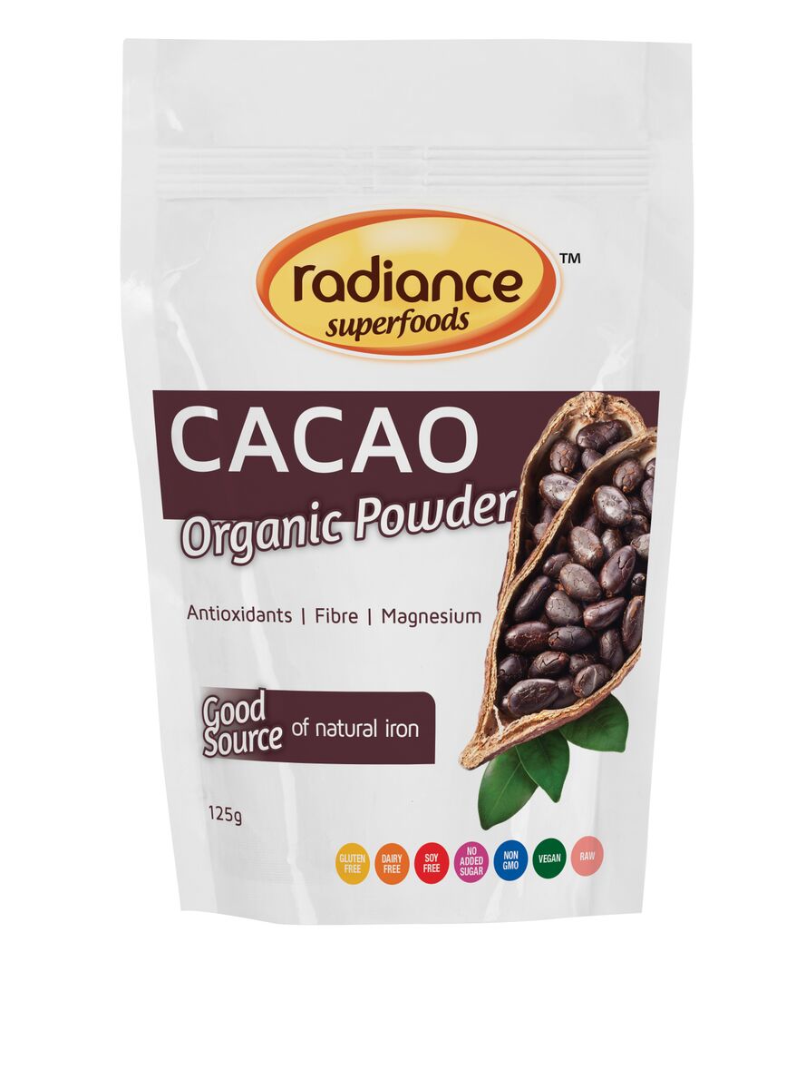 Radiance Superfoods Cacao Powder 125g-DISCONTINUED-