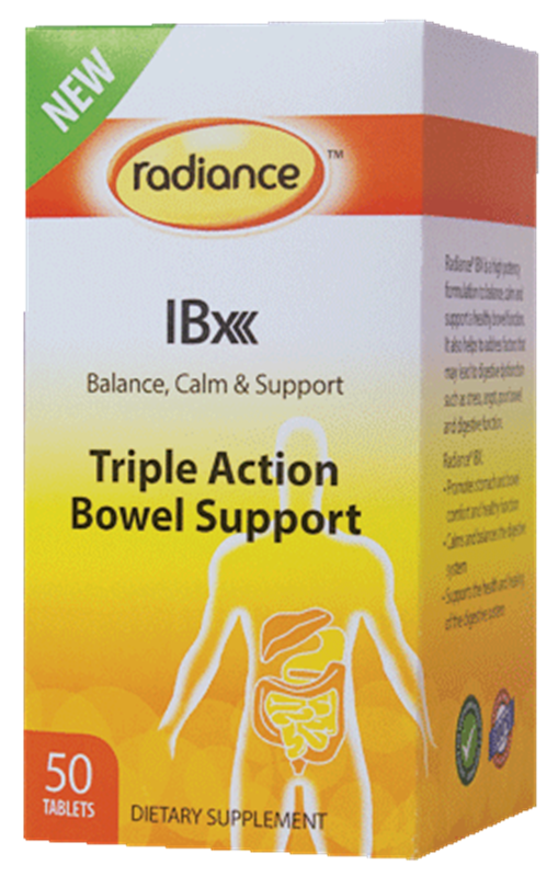 Radiance IBX Triple Action Bowel Support Tablets 50