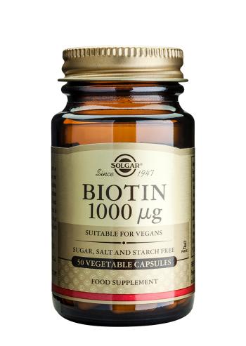 Solgar Biotin 1000mcg Capsules 50