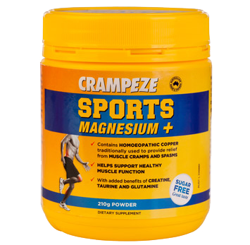 Crampeze Sports Magnesium + Powder 210g