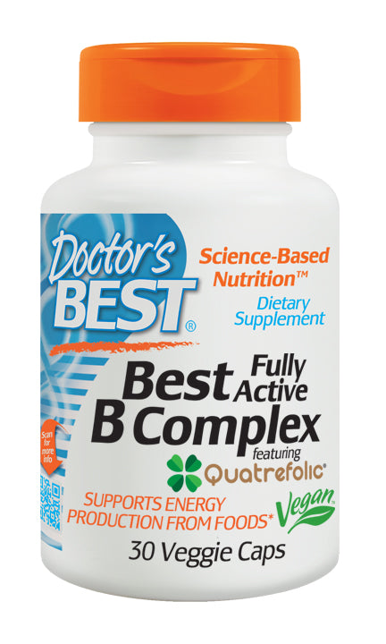 Doctor's Best Fully Active B Complex Capsules 30