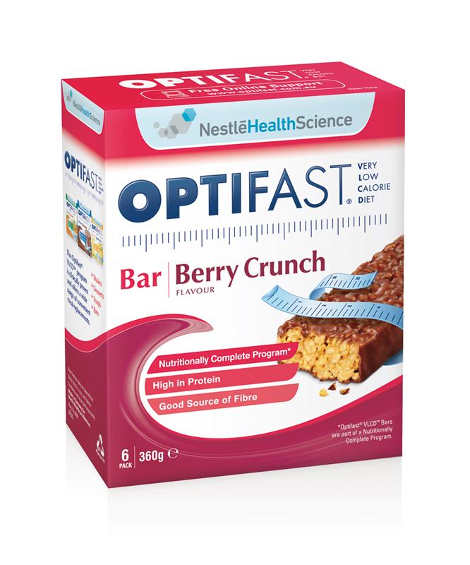 Optifast VLCD Bar Berry Crunch 6 x 60g