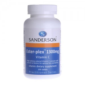Sanderson Ester-Plex 1300mg Vitamin C Tablets 200