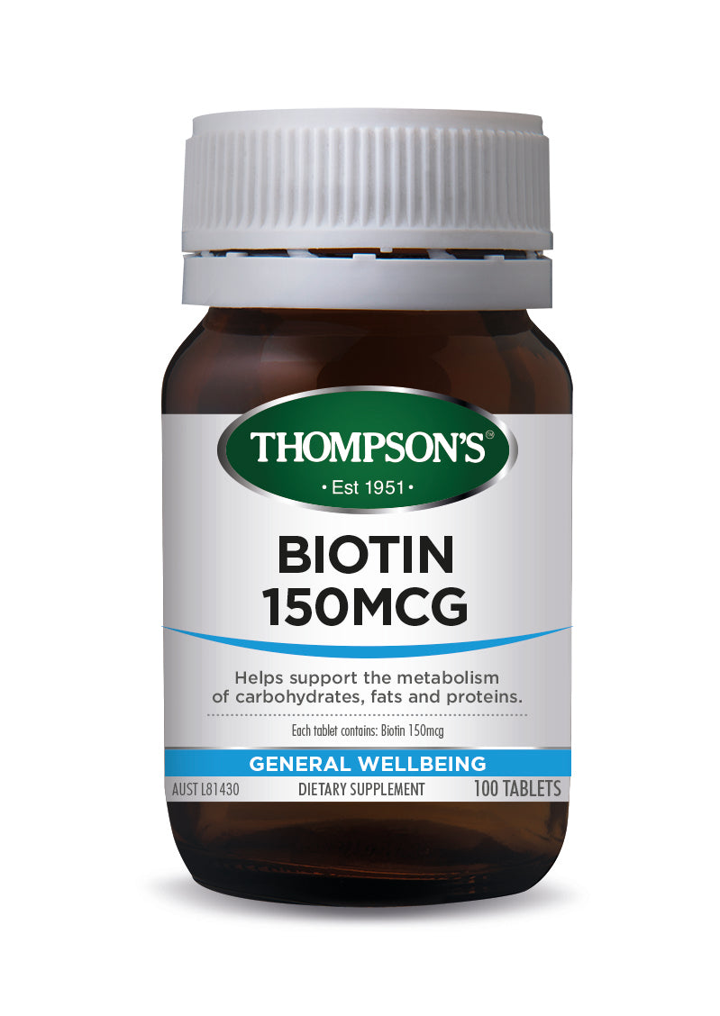 Thompson's Biotin 150mcg Tablets 100