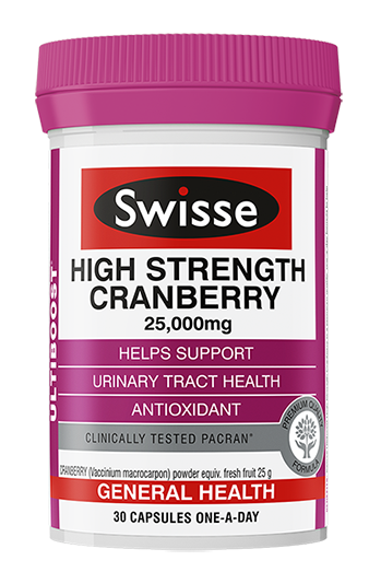 Swisse Ultiboost Hight Strength Cranberry 25000mg Capsules 30