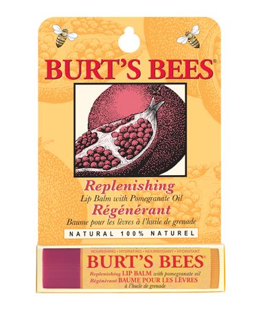 Burts Bees Replenishing Lip Balm with Pomegranate Oil 4.25g