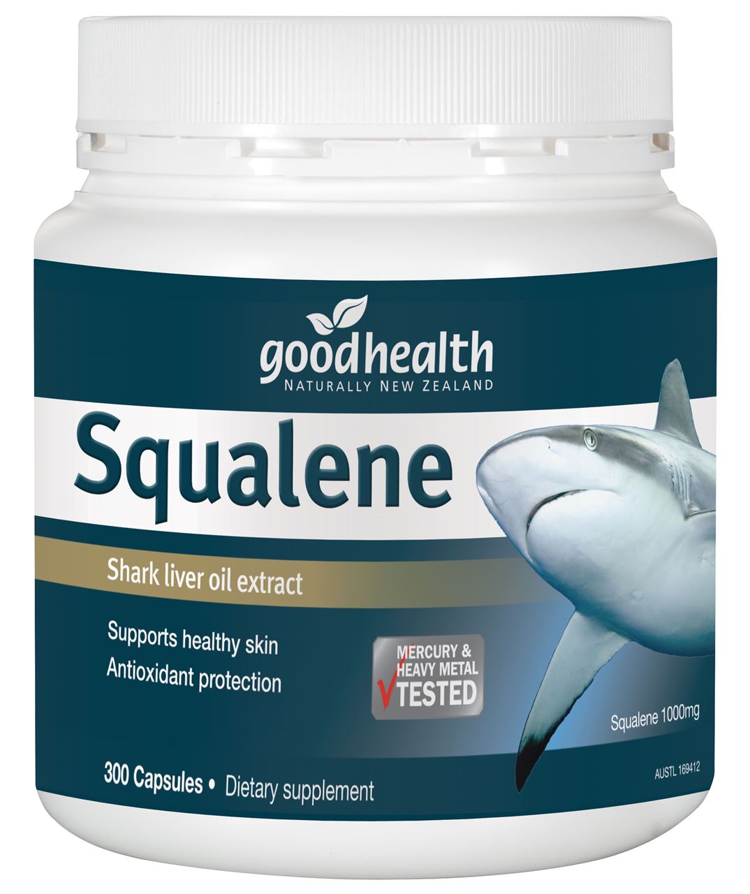 Good Health Squalene Shark Liver Oil Capsules 300