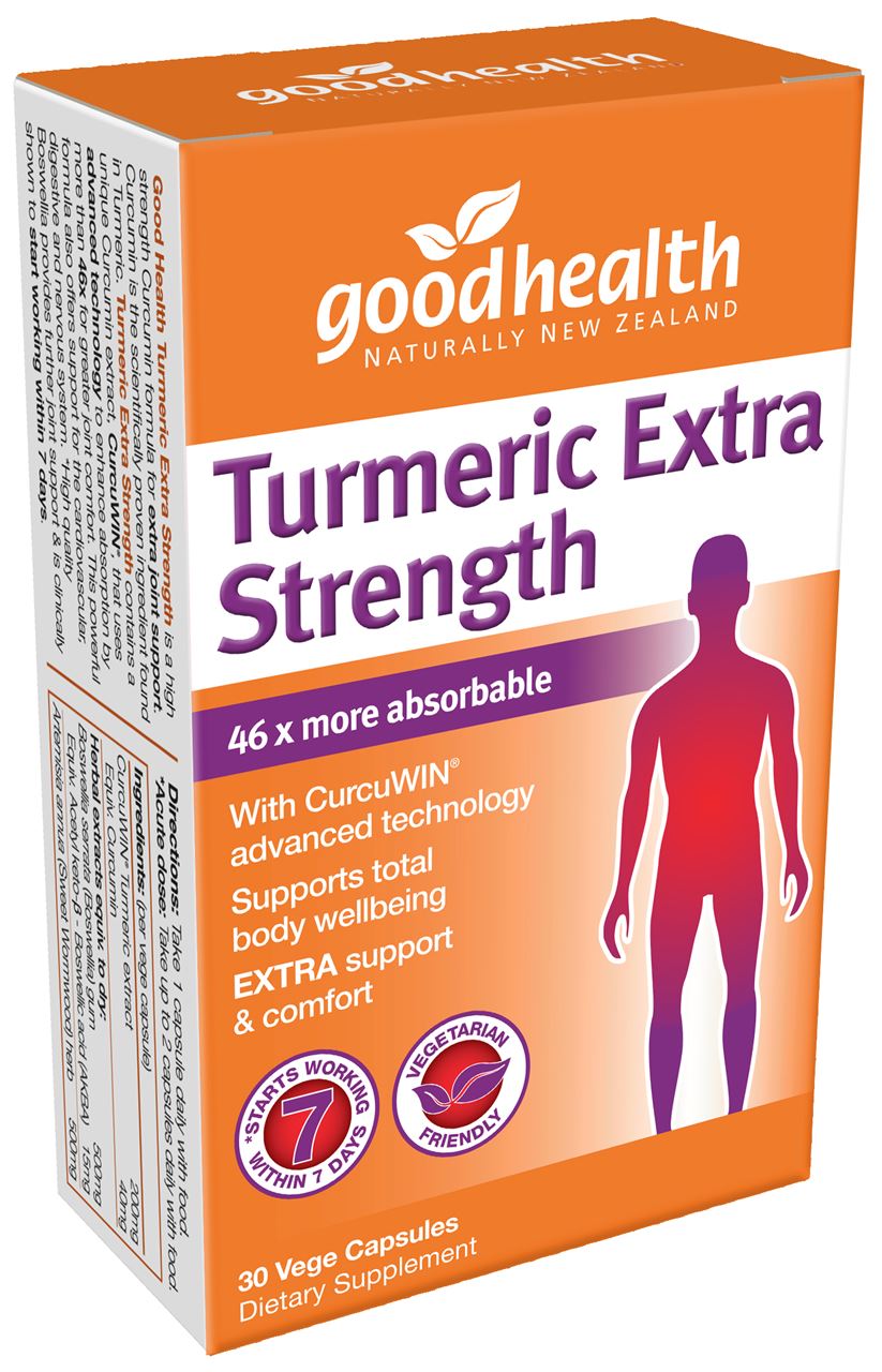 Good Health Turmeric Extra Strength Capsules 30