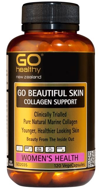 Go Healthy Beautiful Skin Collagen Support Capsules 120