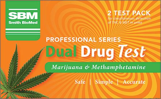 Smith BioMed Professional Marijuana & Methamphetamine Drug Test 2