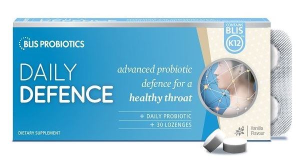 BLIS K12 Throat Guard Daily Defence Lozenges Vanilla 30