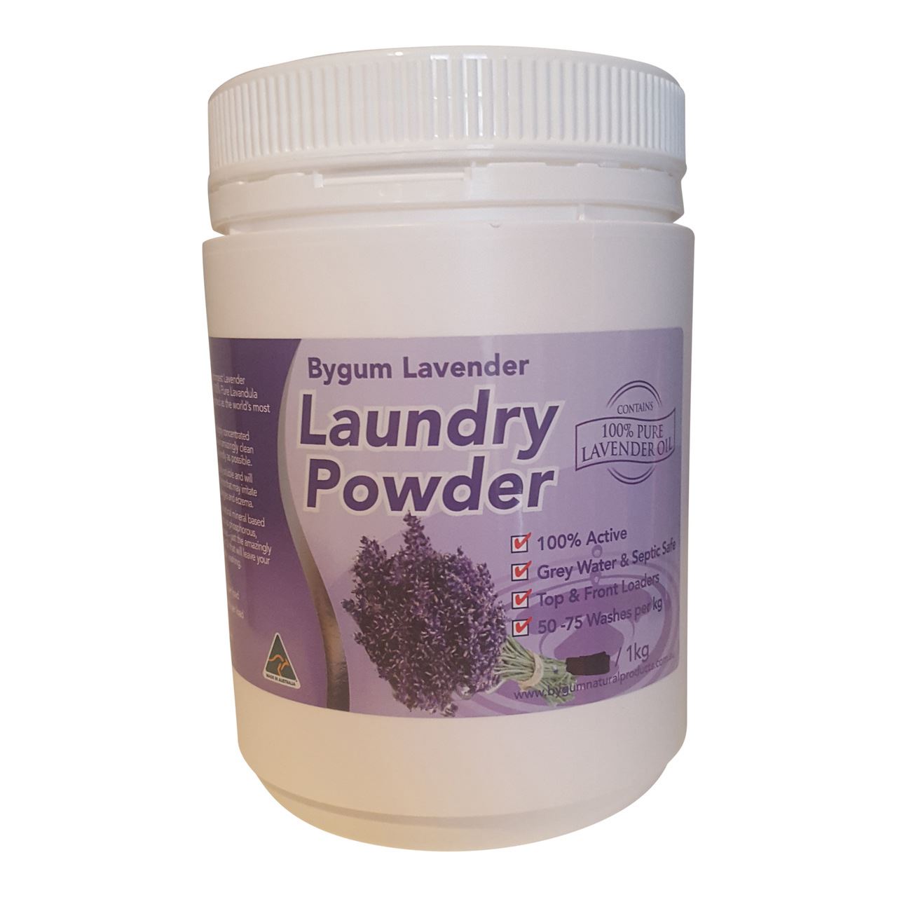 Bygum Lavender Laundry Powder 1kg