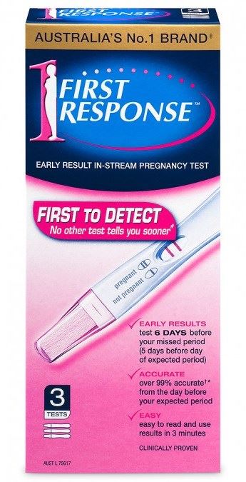 First Response First To Detect In-Stream Pregnancy Test 3 Tests