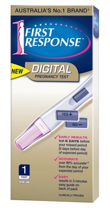 First Response Digital Pregnancy Test 1 Test