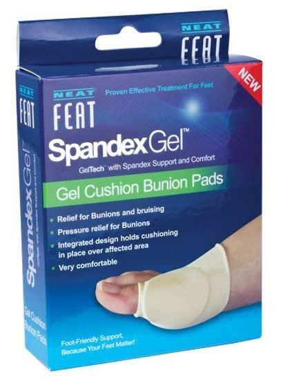 Neat Feat Spandex Gel Cushion Bunion Pads 2 Size Large
