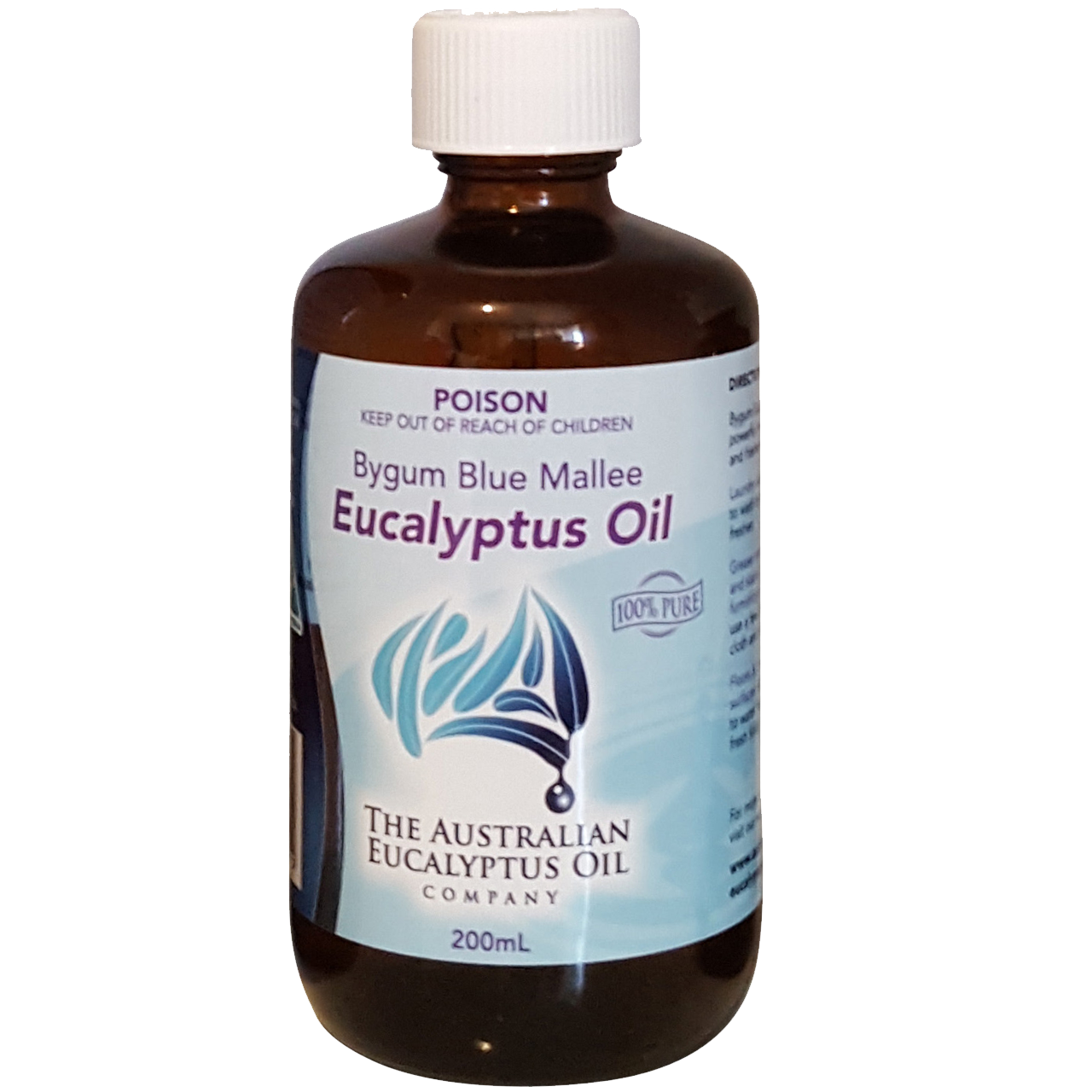 Bygum Blue Mallee Eucalyptus Oil 100% Pure 200ml