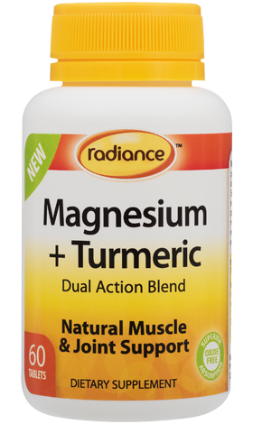 Radiance Magnesium + Turmeric Tablets 60