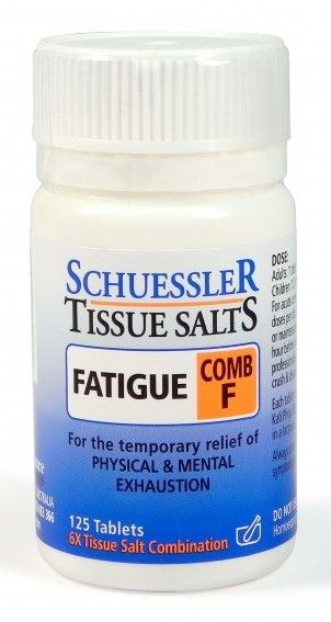 Schuessler Tissue Salts Comb F - Fatigue Tablets 125