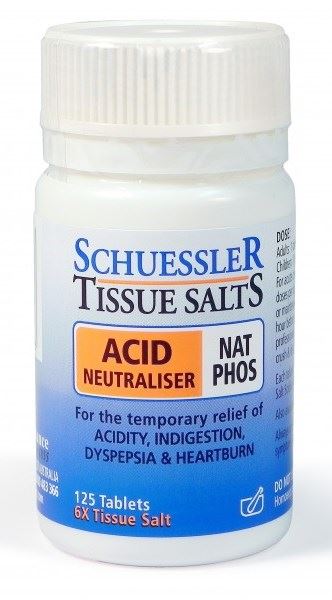 Schuessler Tissue Salts Nat Phos - Acid Neutraliser Tablets 125