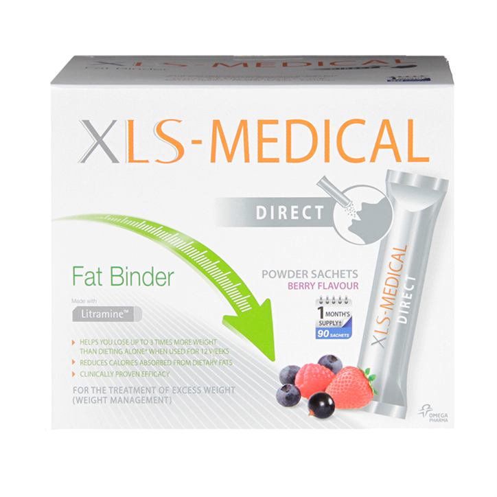 XLS Medical Direct Weight Loss Sachets Berry Flavour 2.6g x 90