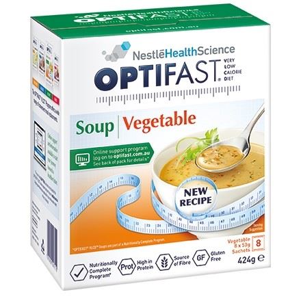 Optifast VLCD Soup Mixed Vegetable 8 x 53g Sachets