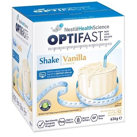 Optifast VLCD Milkshake Vanilla 12 x 53g