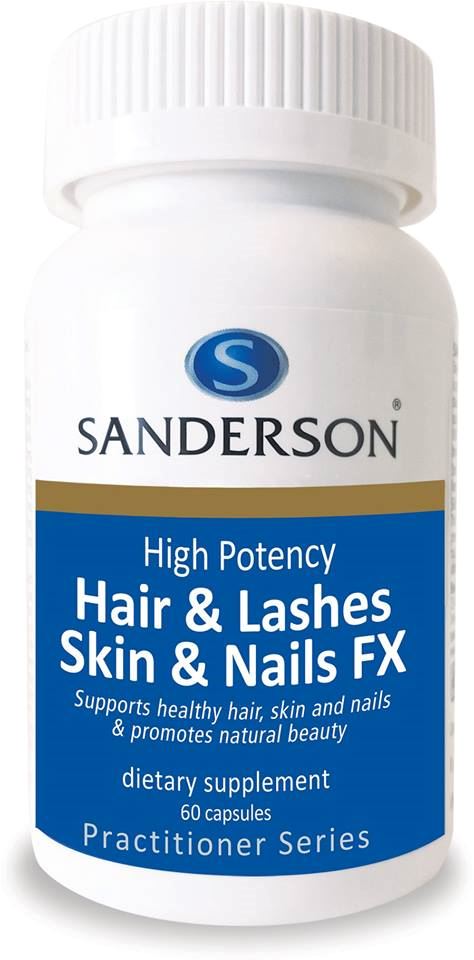 Sanderson Hair & Lashes, Skin & Nail Fx Capsules 60