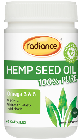 Radiance Hemp Seed Oil Capsules 90