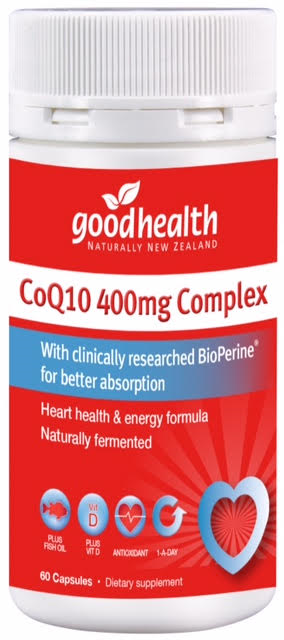 Good Health CoQ10 400mg Complex Capsules 60