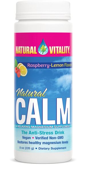 Natural Vitality Natural Calm The Anti-Stress Drink Raspberry-Lemon Flavour 226g
