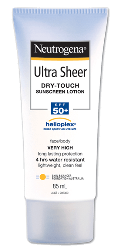 Neutrogena Ultra Sheer Body Sunscreen Lotion SPF50+ 85ml DISCONTINUED