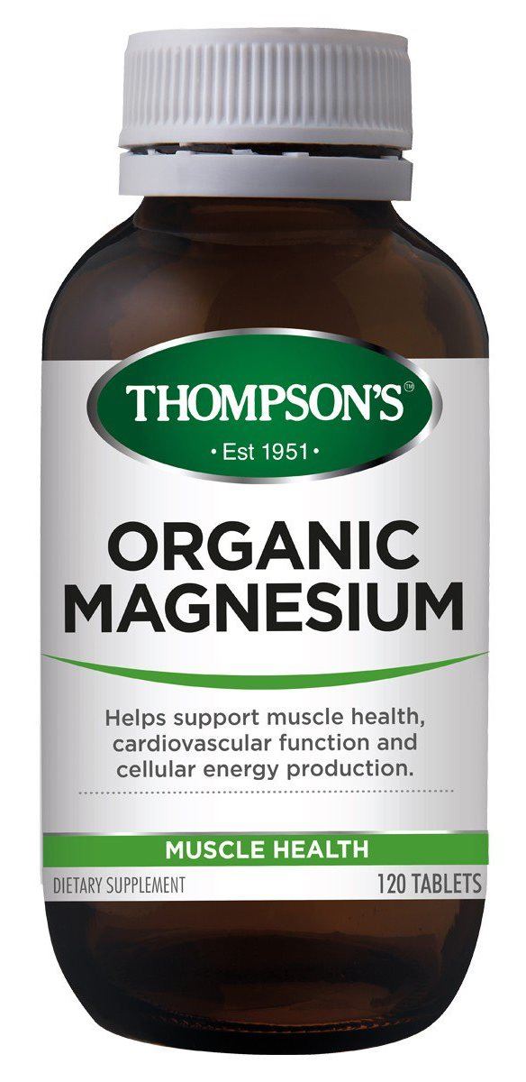 Thompsons Organic Magnesium Tablets 120