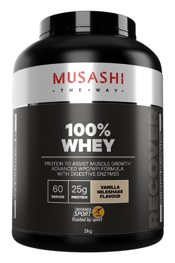Musashi 100% Whey Vanilla Milkshake 2kg