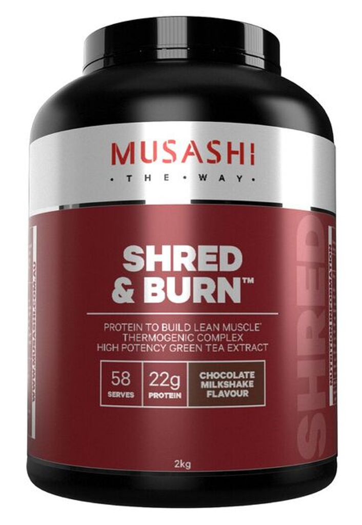 Musashi Shred & Burn Chocolate Milkshake 2kg