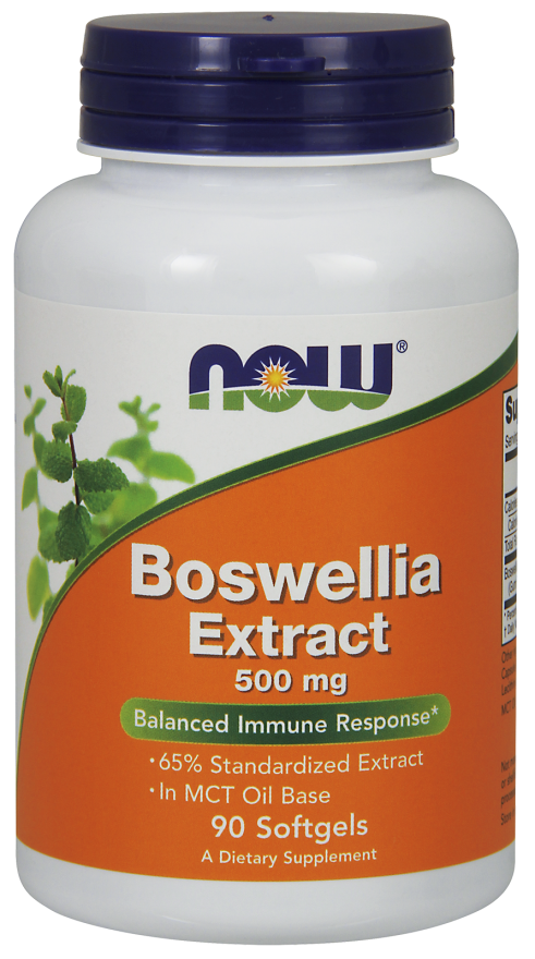 Now Foods Boswellia Extract 500mg Softgels 90