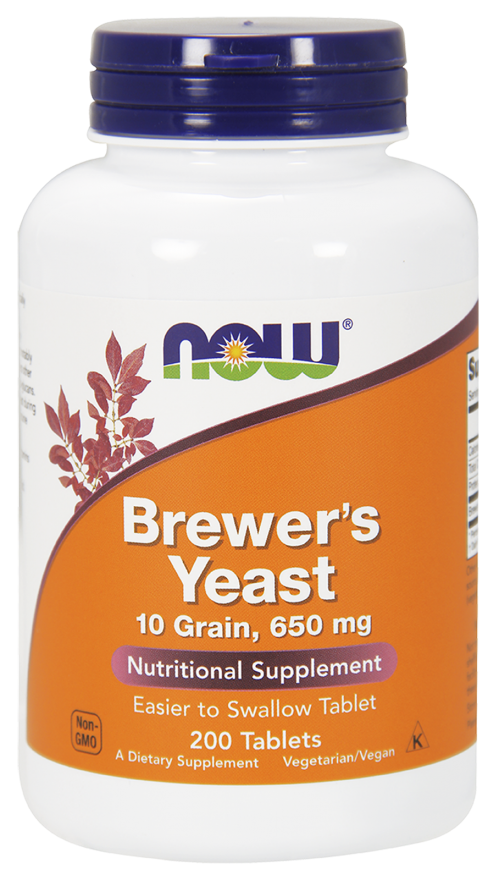 Now Foods Brewers Yeast Tablets 200
