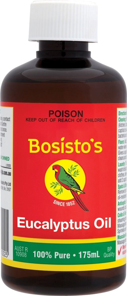 Bosisto's Eucalyptus Oil 100% Pure 175ml