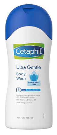 Cetaphil Ultra Gentle Body Wash Fragrance Free 500ml