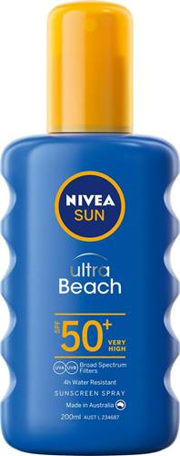Nivea Sun Ultra Beach Sunscreen Spray SPF50+ 200ml