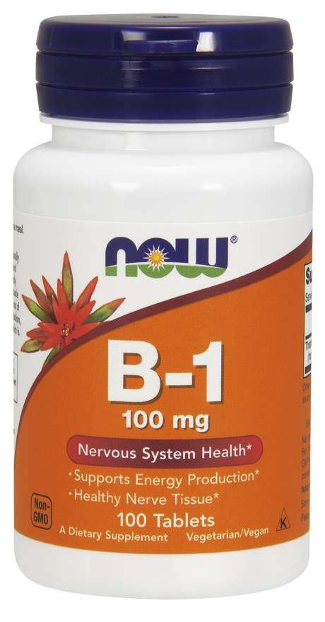 Now Foods Vitamin B1 (100mg) Tablets 100