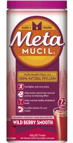 Metamucil Powder Wild Berry Smooth 72 Dose 425g