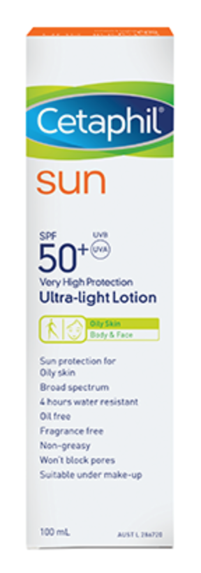 Cetaphil Sun Ultra Light Lotion SPF50+ 100ml