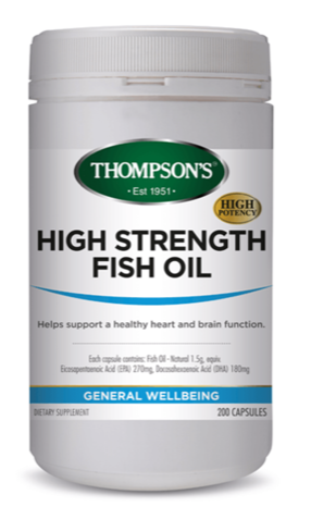 Thompsons High Strength Fish Oil 1500mg Capsules 200