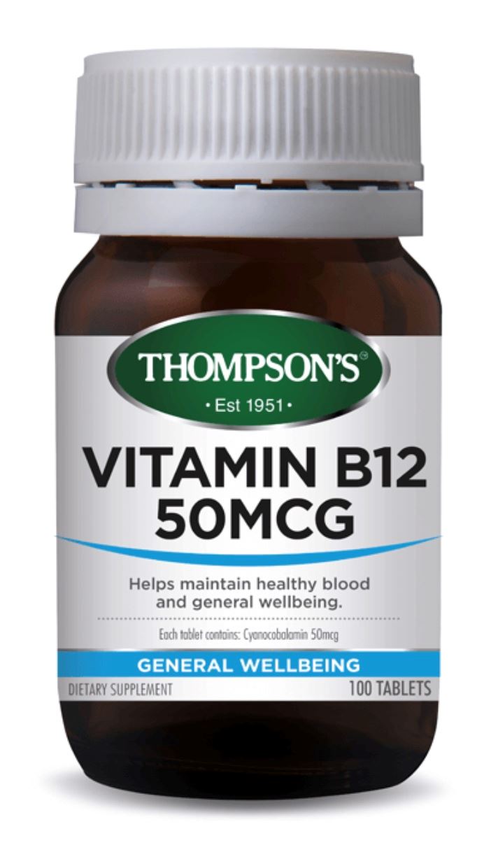 Thompsons Vitamin B12 50mcg Tablets 100