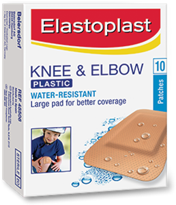 Elastoplast Knee & Elbow Plastic Patches 10